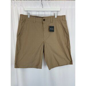 New Eddie Bauer Voyager Flex Chino Shorts, Men's Sz 36 $60 Orig